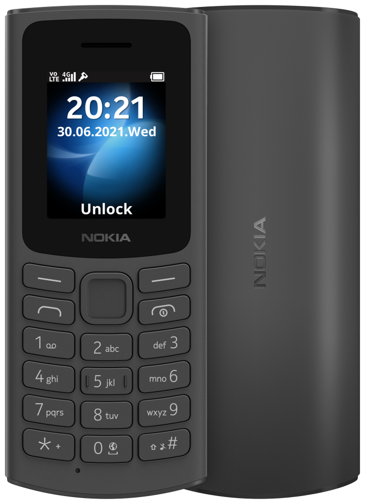 Мобильный телефон Nokia 105 2021 DS 4G TA-1378 Black