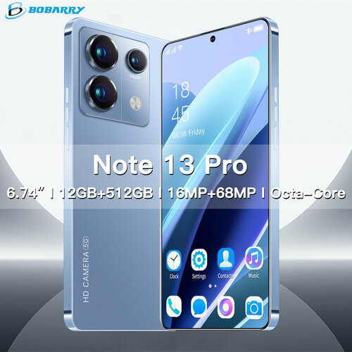 Смартфон Note 13 Pro 12512 ГБ синий 9900₽
