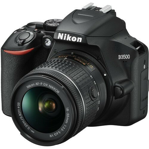 Фотоаппарат Nikon D3500 Kit AF-P 18-55mm f/3.5-5.6 VR, черный