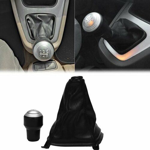 Кожаная ручка переключения передач MyPads с 5 скоростями для Hyundai Tucson 1909₽