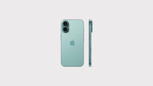 Изображение товара Смартфон Apple iPhone 16 256 Gb Dual: eSIM, бирюзовый