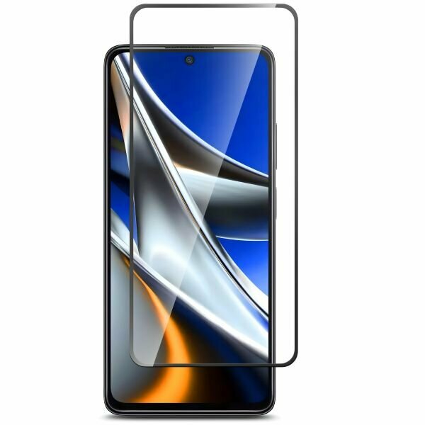 Защитное стекло Red Line для Poco X4 Pro 5G Full Glue Black