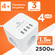 Сетевой фильтр Gembird Cablexpert Tower 4 Sockets 3xUSB 2m Black TWR-4-U3-B-2