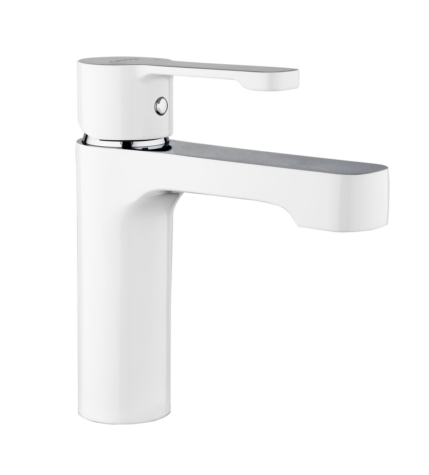 Смеситель для раковины (умывальника) Gappo G1002-8 белый/хром