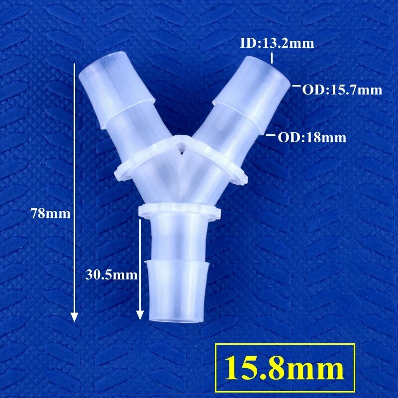 SgooHan PP Y-образный тройник для орошения 142~20 мм 15.8mm 100 Pieces