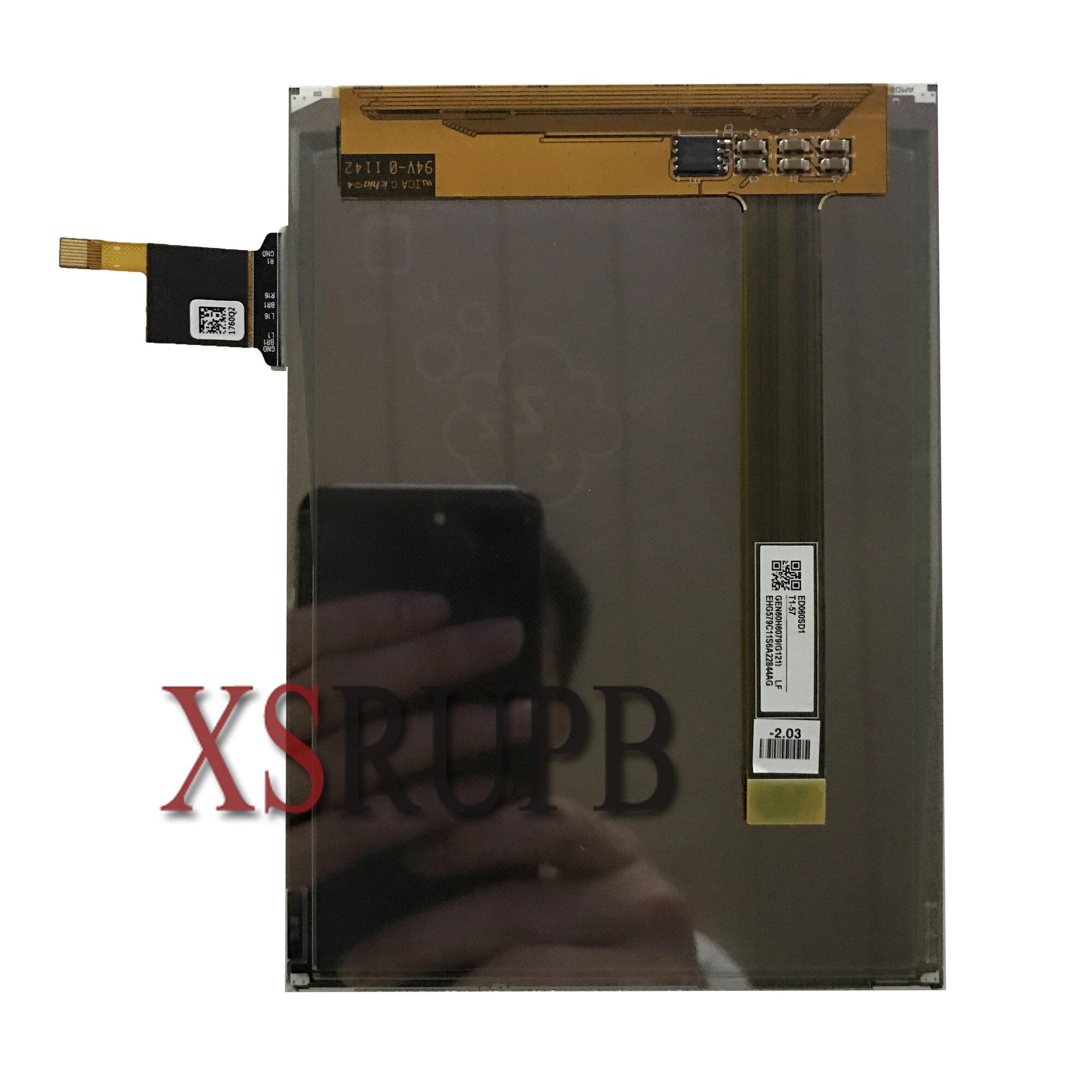 ED060SD1 Новый 6-дюймовый ЖК-дисплей экран для PocketBook 625 базовый сенсорный экран без подсветки электронная книга — фото 1