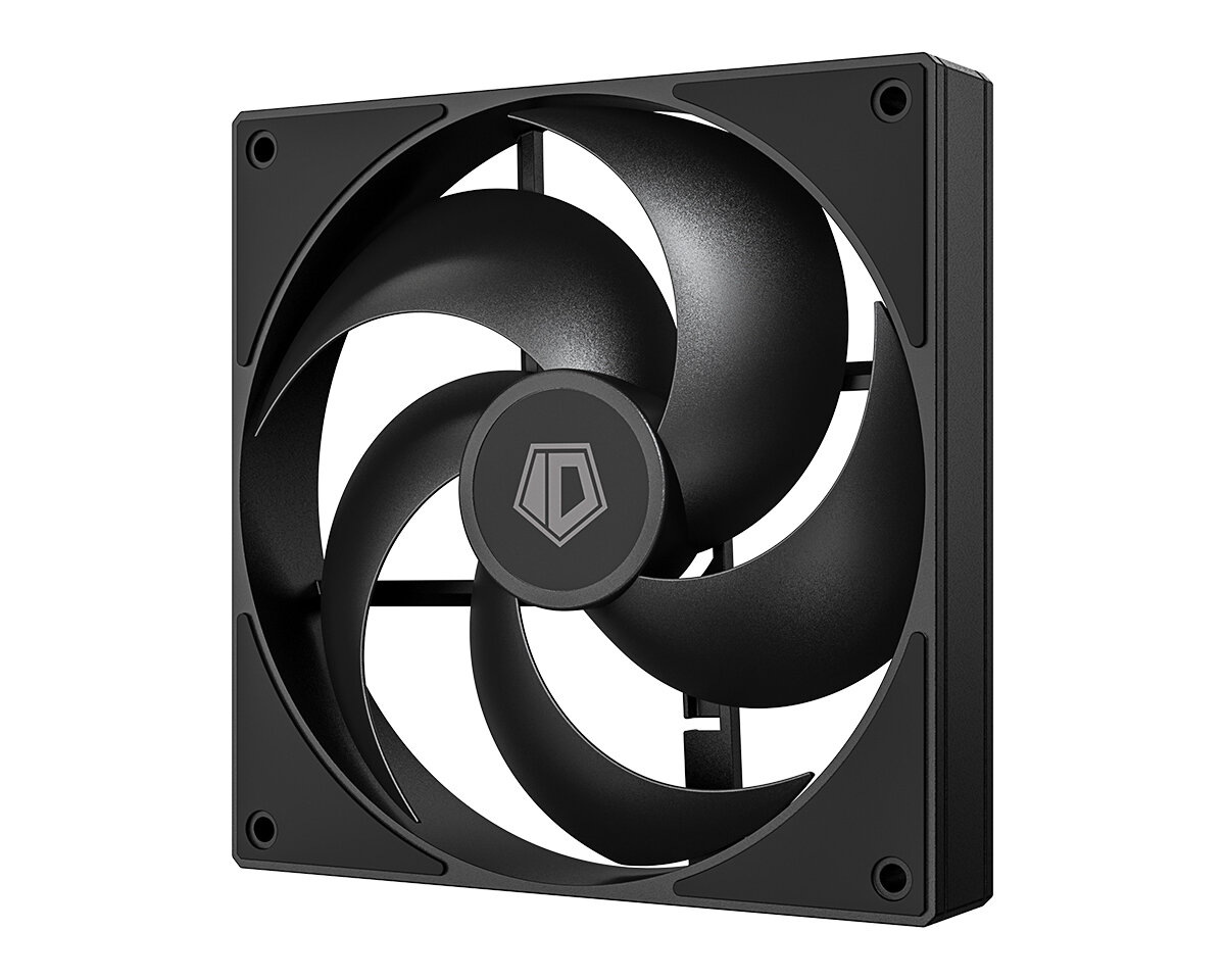 Вентилятор для корпуса ID-Cooling AS-140-K Black (72.2CFM, 24.9dB(A), 1.44W, PWM) — фото 1