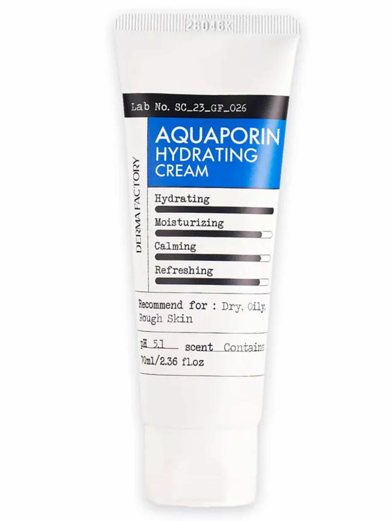Derma Factory Крем интенсивно увлажняющий аквапорин Aquaporin hydrating cream 70 мл.