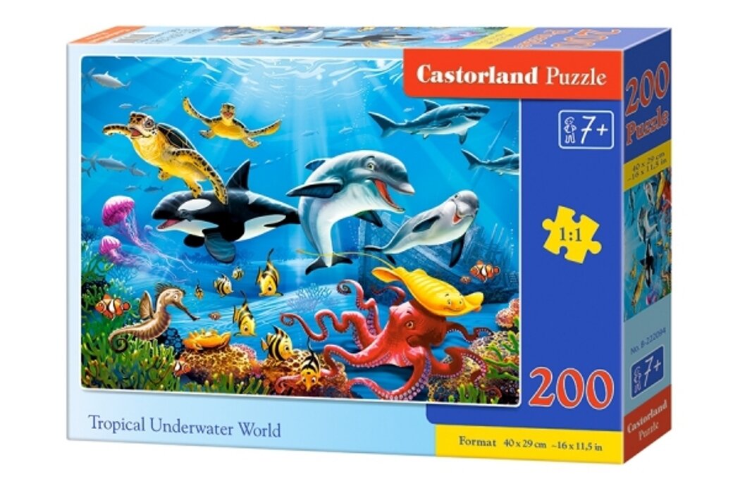CastorLand Пазл Подводный мир, 200 деталей Premium