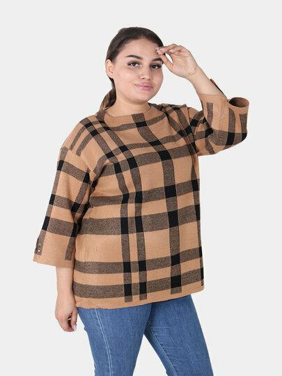 Свитер размер One Size, , карамельный — фото 1