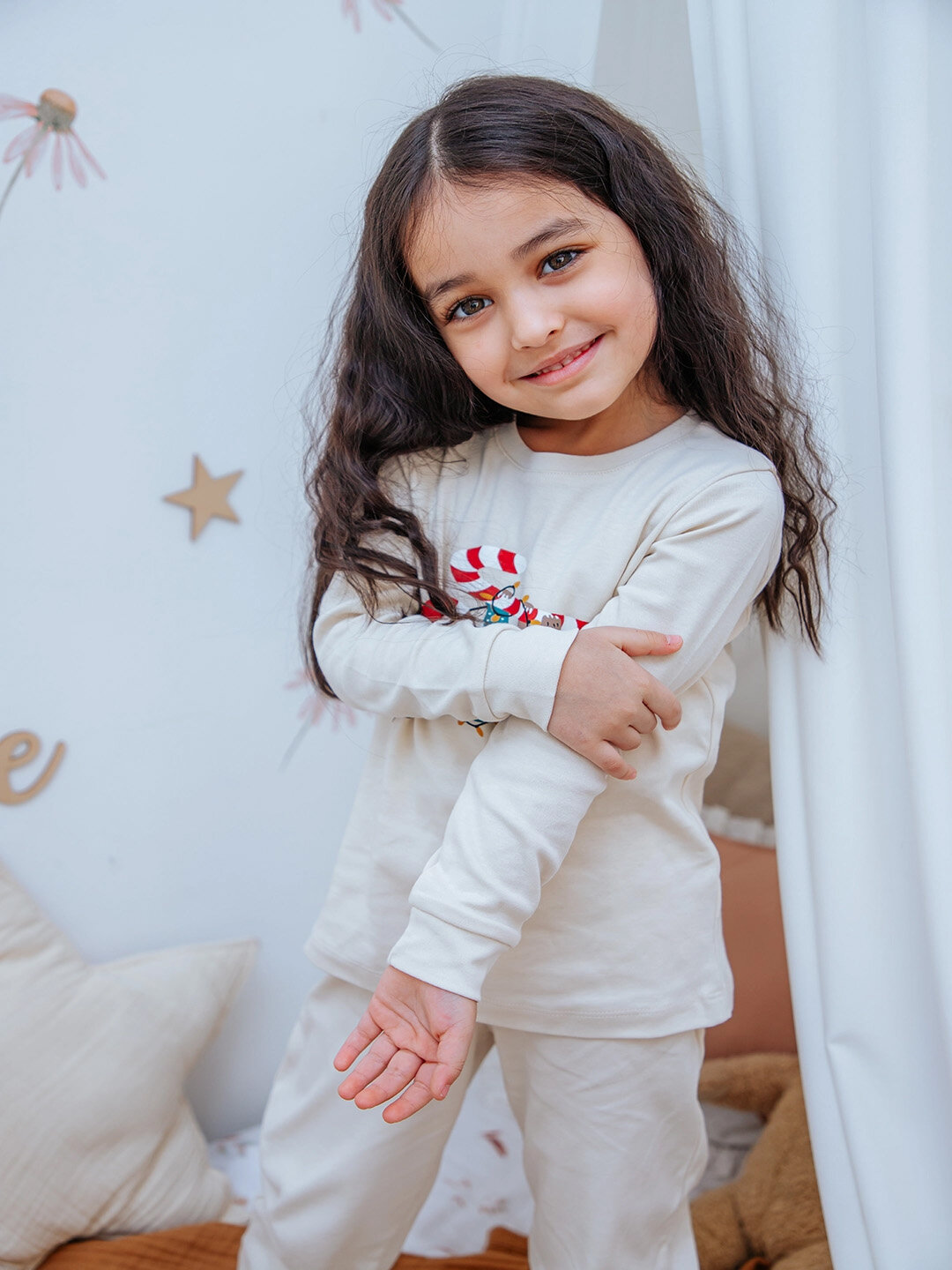 Пижама neo, размер 116, молочный — фото 1