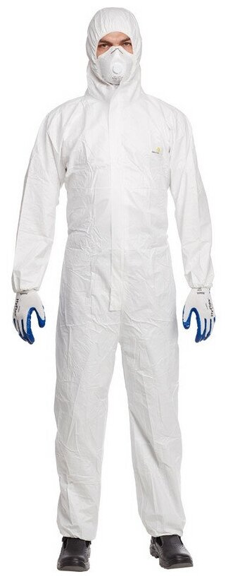 фото Одноразовая одежда Комбинезон с кап DELTA PLUS DT115 белый р-р XL (DT115XG)