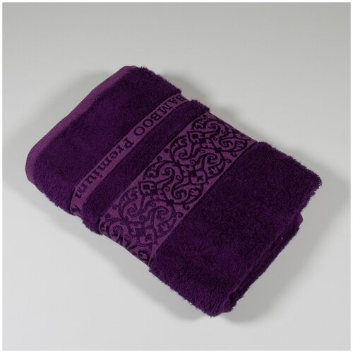 Бамбуковое полотенце Турция Cestepe Premium 50x90 - Фиолетовый