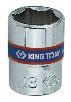 Головка торцевая стандартная шестигранная 1/4 12 мм KING TONY 233512M