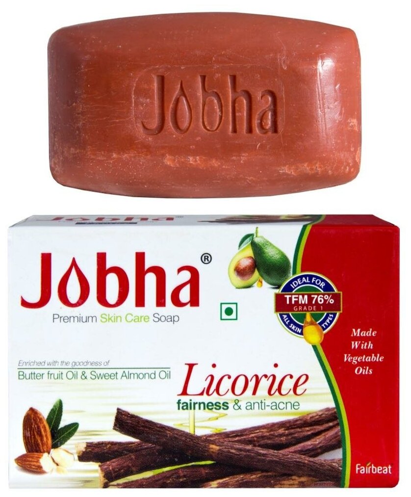 Мыло Лакрица Джобха (Licorice Jobha Soap), 125 гр / мыло для рук / Мыло твердое Премиум