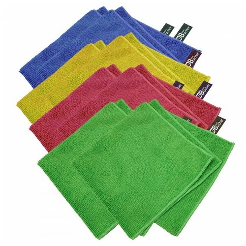 Adolf Bucher Набор салфеток из микрофибры Classic 30х30 см 4 цвета по 2 шт.