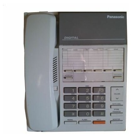 Panasonic KX-T7250 Б/У  системный телефон 6 кнопок