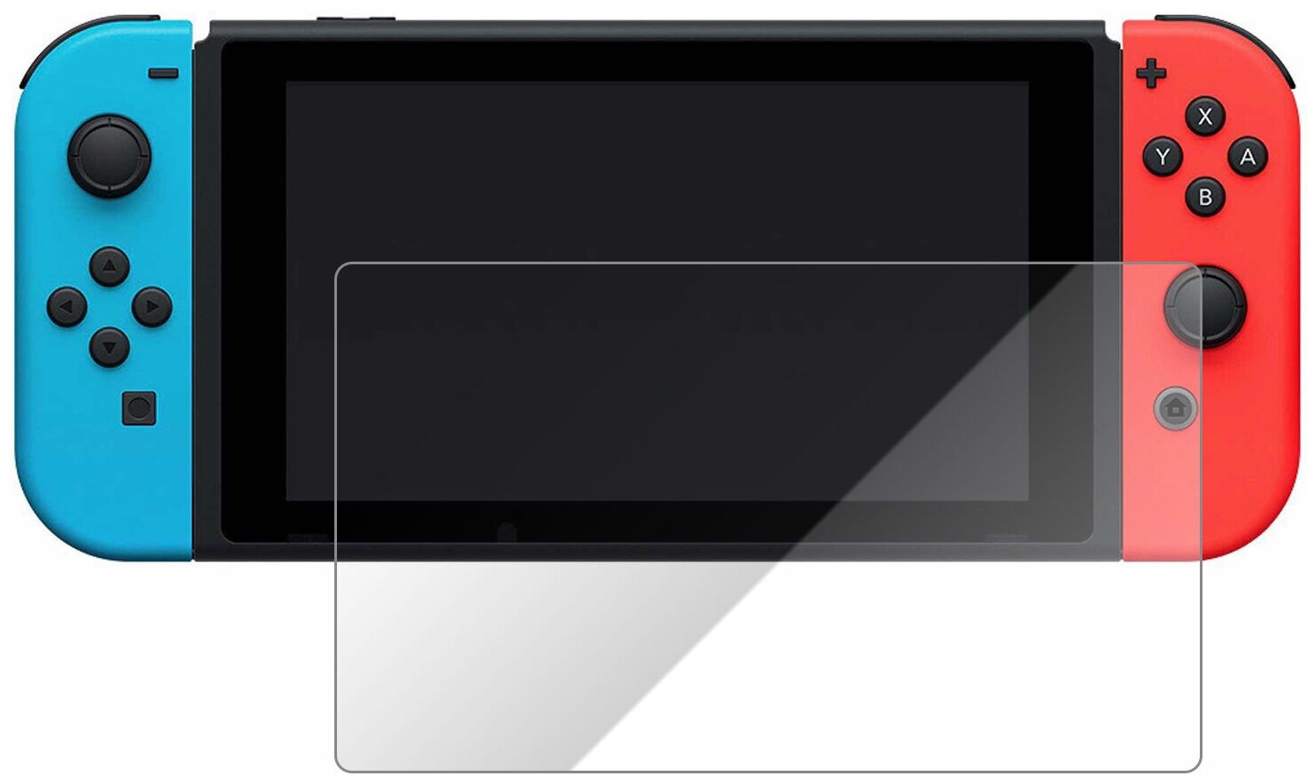 Глянцевая защитная пленка для игровой приставки Nintendo Switch Neon, не стекло, на дисплей