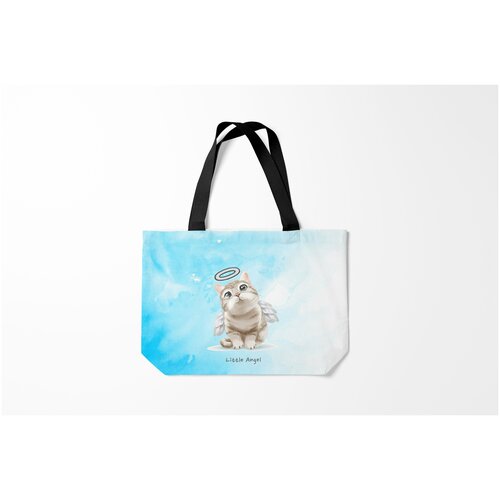 фото Сумка-шоппер / 46х35 см / популярные иллюстрации / животные little angel burnettie
