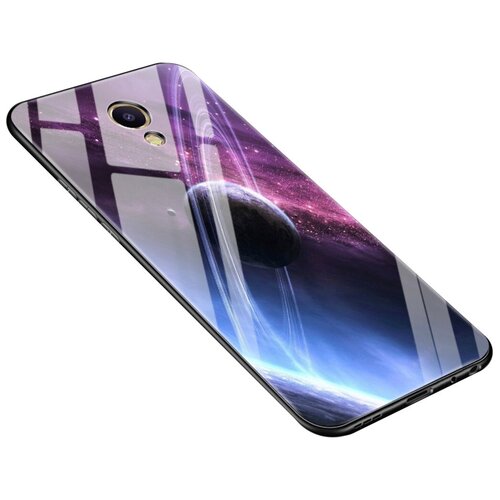 фото Панель-чехол-накладка mypads для meizu m6 note из мягкого силикона с красивым расписным 3d рисунком «тематика космос»