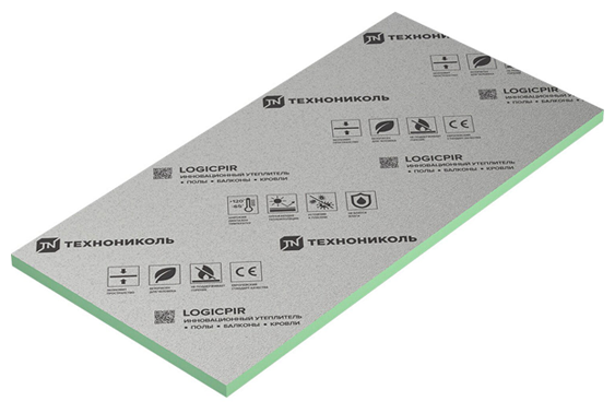 Утеплитель Технониколь LOGICPIR балкон 1190х590х30 мм (8 штук)