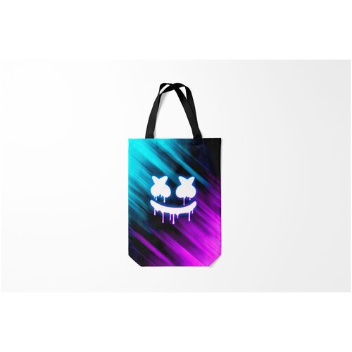 фото Сумка-шоппер / 31х42 см / разная музыка / marshmello маршмелло z burnettie