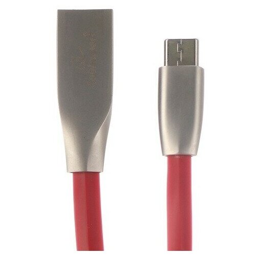 Gembird Cablexpert Кабель USB 2.0 CC-G-USBC01R-1M AM Type-C, серия Gold, длина 1м, красный, блистер кабель usb 3 1 тип c usb 2 0 тип a cablexpert cc g usbc01o 1m 1 0m