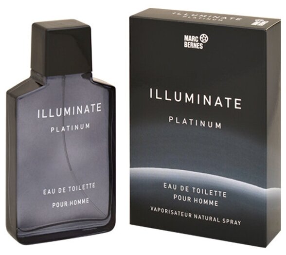 Marc Bernes Мужской Illuminate Platinum Туалетная вода (edt) 100мл