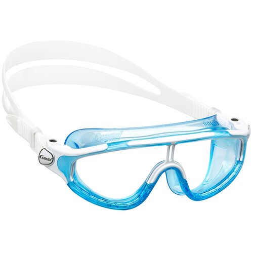 фото Очки-маска для плавания cressi baloo, blue/white