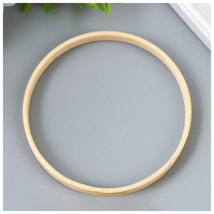 Кольцо бамбук для изготовления ловца снов d=10 см (комплект из 10 шт)