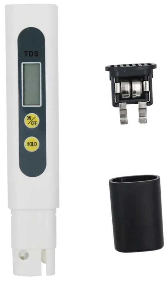 TDS тестер качества воды - TDS метр для измерения жесткости воды (портативный цифровой солемер для анализа воды)