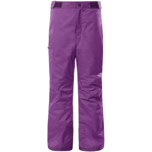 Горнолыжные брюки The North Face для девочек, карманы, светоотражающие элементы, размер M, фиолетовый
