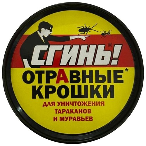 Отравные крошки "Сгинь!", от тараканов и муравьев, банка, 40 г 7304695