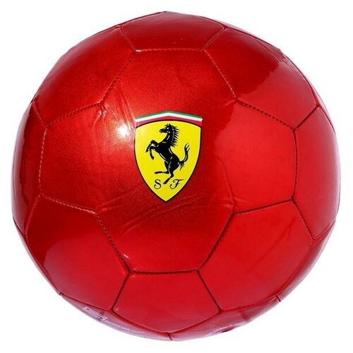 фото Мяч футбольный р.5, цвет красный ferrari