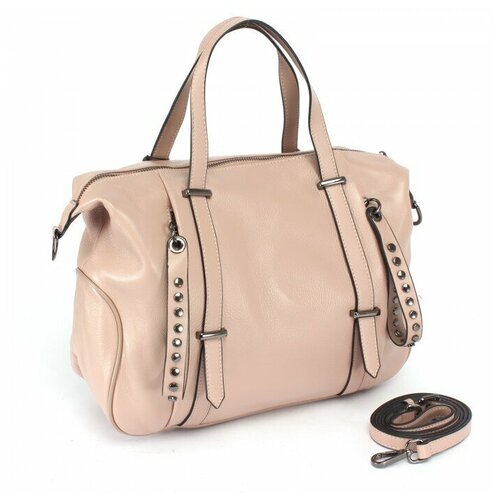 фото Сумка женская натуральная кожа gu 2033-2218, 1отд, плечевой ремень, розовый 237898 аделия