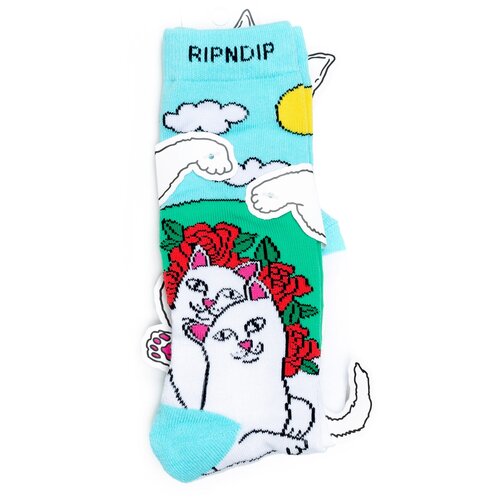 фото Носки с котом ripndip socks - cuddle