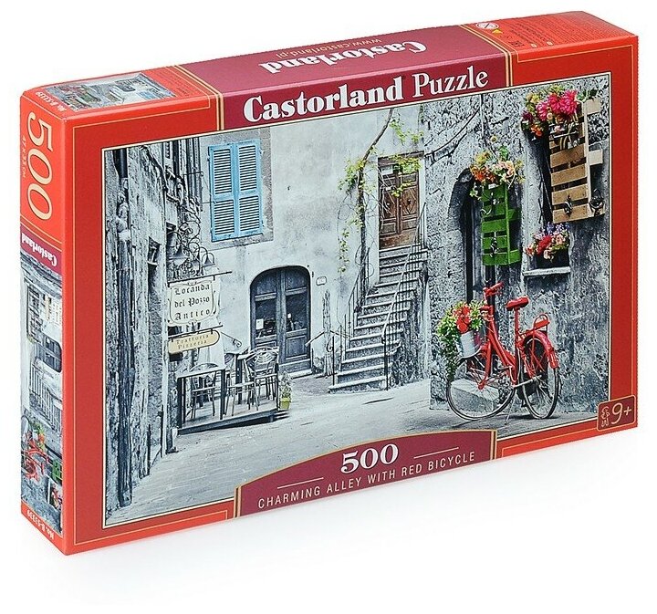 Puzzle-500. Красный велосипед (B-53339) Castorland - фото №3