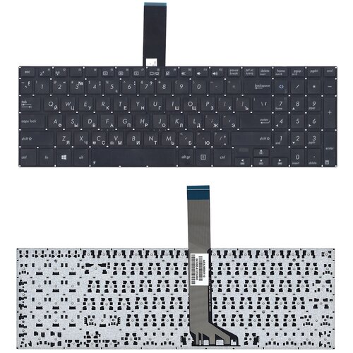 Клавиатура для ноутбука Asus MP-13F83RC-920 черная плоский Enter 142000₽