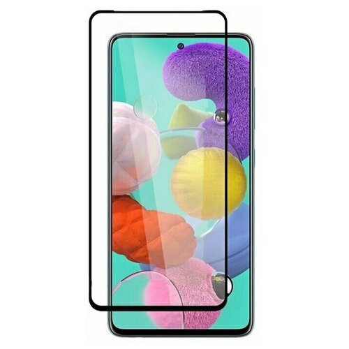 Защитное стекло на телефон Samsung Galaxy A11 и M11 / Полноэкранное стекло на Самсунг Галакси A11 и М11 (Черный)