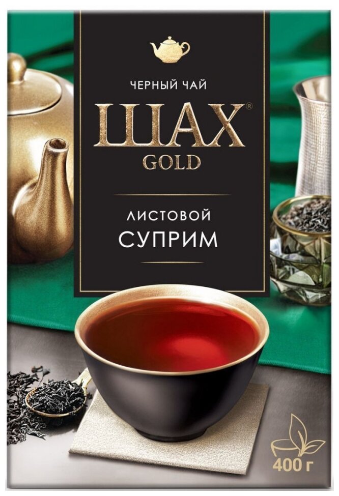 Чай Шах Gold Суприм черный листовой 400 г