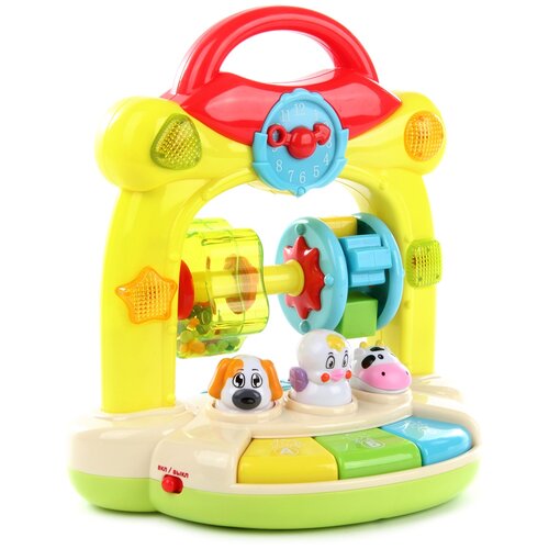 Игрушка на батарейках 00029-ZYE в коробке Умный Я, веселые нотки, русск озвуч, назв животных, свет, в коробке