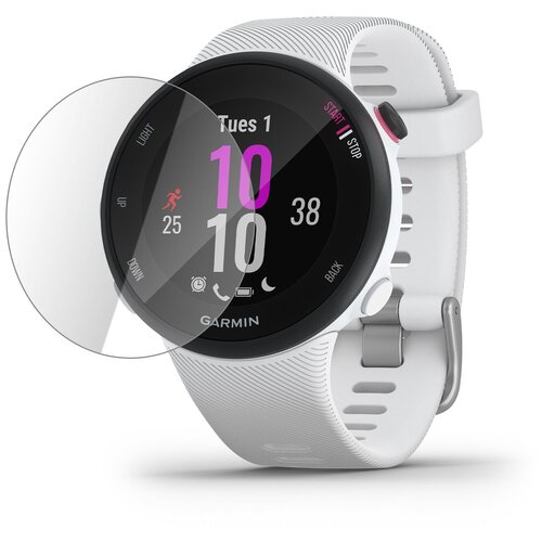 Глянцевая защитная плёнка для смарт-часов GARMIN Foreruner 45,гидрогелевая,на дисплей,не стекло, watch