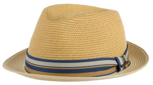 Шляпа трилби STETSON, подкладка, размер 59, бежевый