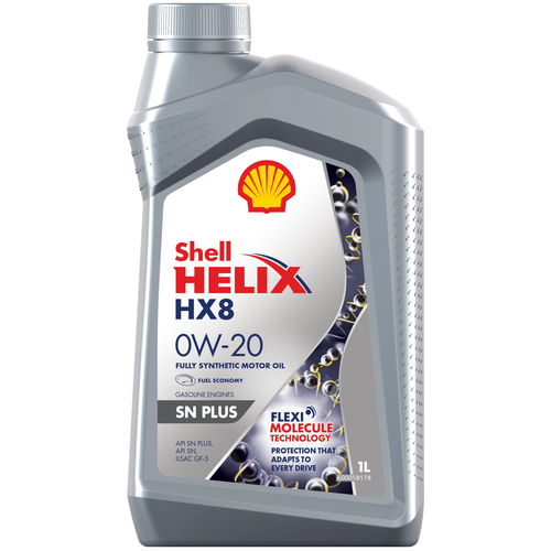 фото Масло моторное shell helix hx8 0w-20 синтетика 1 л.