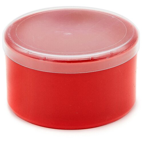 БЦ Баночка для мелочей круглая с крышкой, d11см, красный