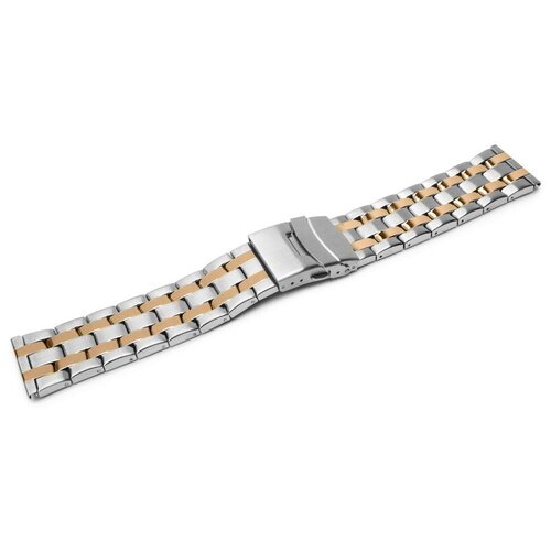 фото Браслет стальной для часов 22 мм черный axiver