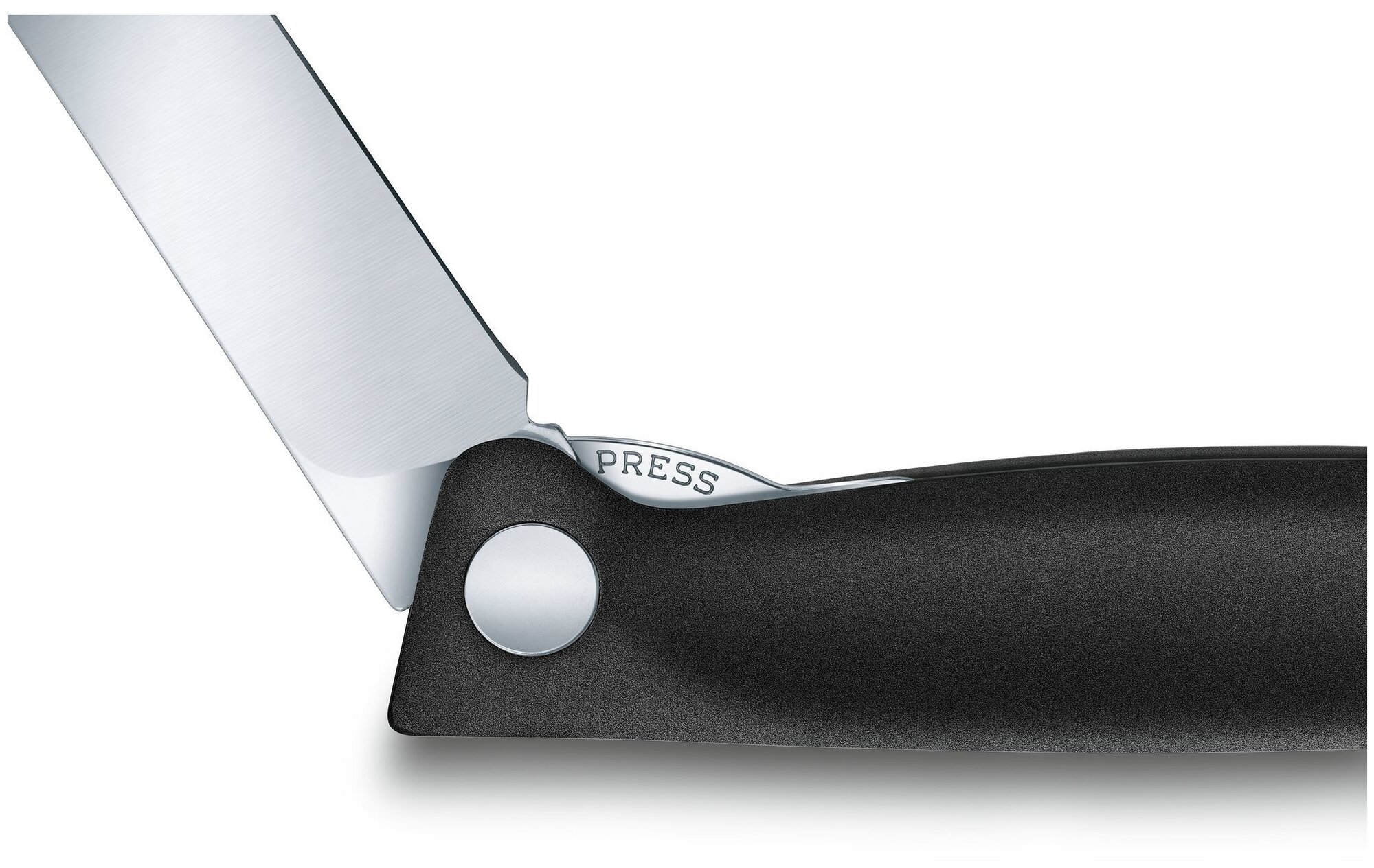 Нож для чистки овощей Victorinox SwissClassic, складной, чёрный, 11 см