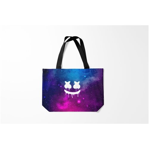 фото Сумка-шоппер / 46х35 см / разная музыка / marshmello melt space burnettie
