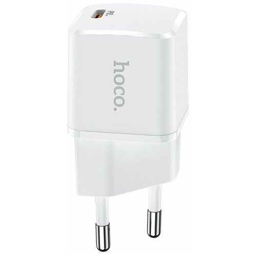 Сетевое зарядное устройство HOCO N10 PD 20W Type-C USB-C белое