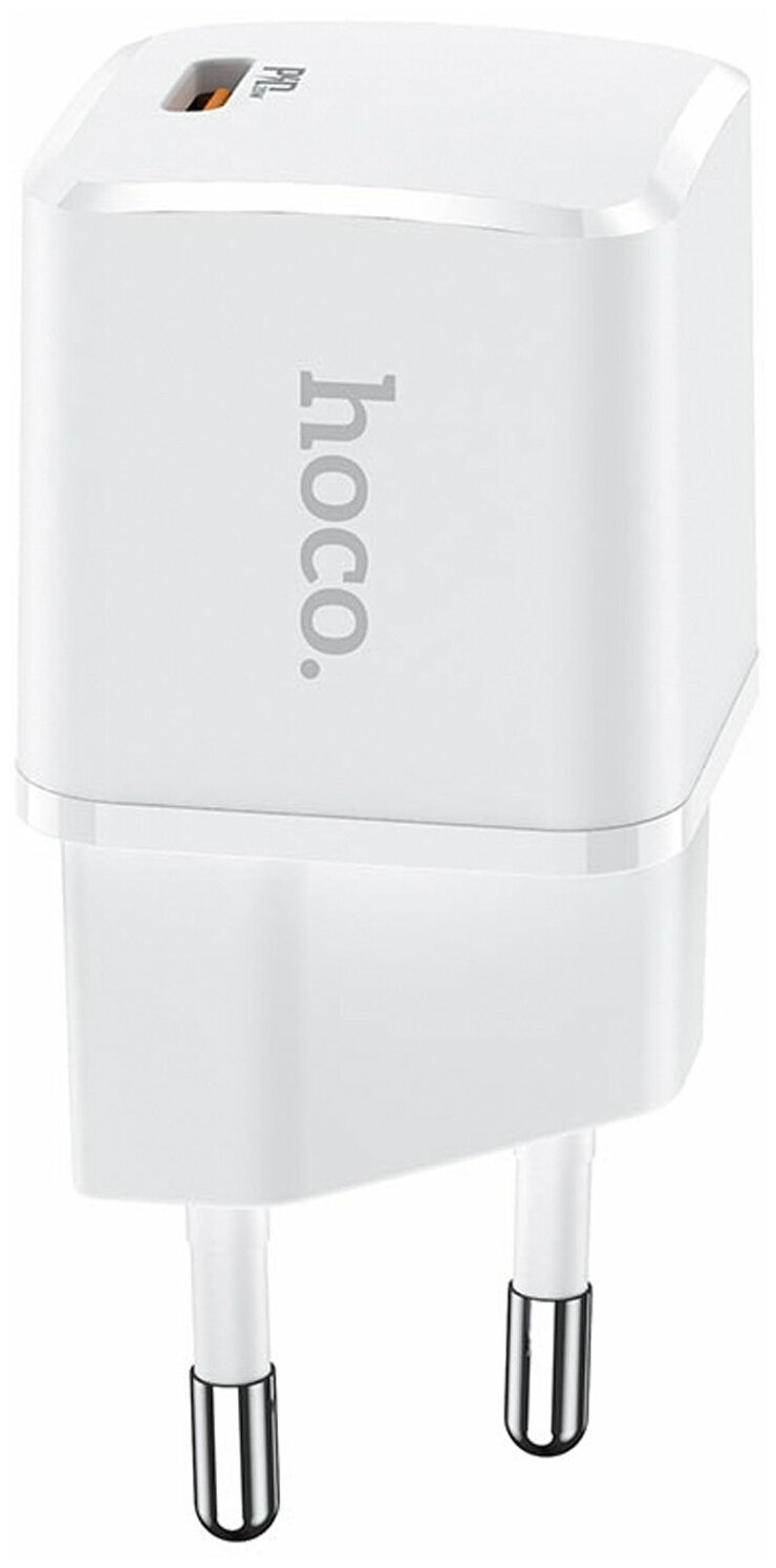 Сетевое зарядное устройство HOCO N10 PD 20W Type-C USB-C белое
